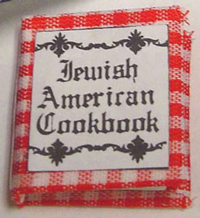 Dollhouse Miniature Jewish American Cookbook